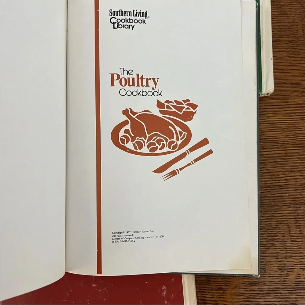Vintage Southern Living The Poultry, The Low-Cost & The Quick&Easy Cookbooks 70s